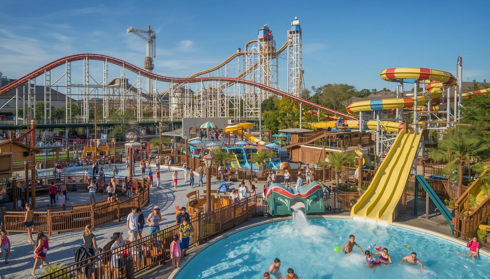 Exciting amusement park